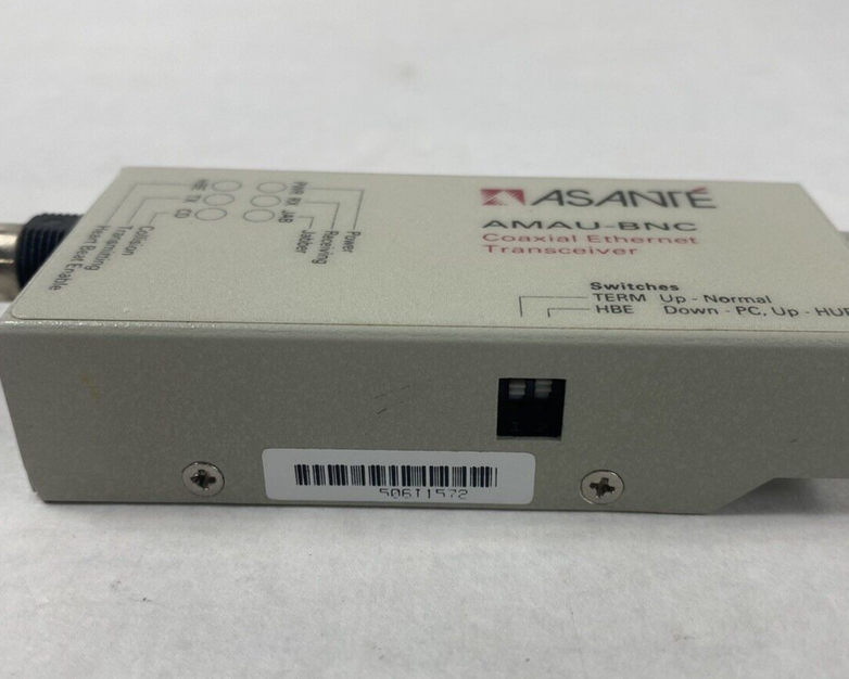 Asanté AMAU-BNC Coaxial Ethernet Transceiver Untested