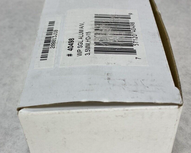 Lot of 3 WP SGL ALUM A/V 3.5MM HD-15 Wall Plate Open Box New