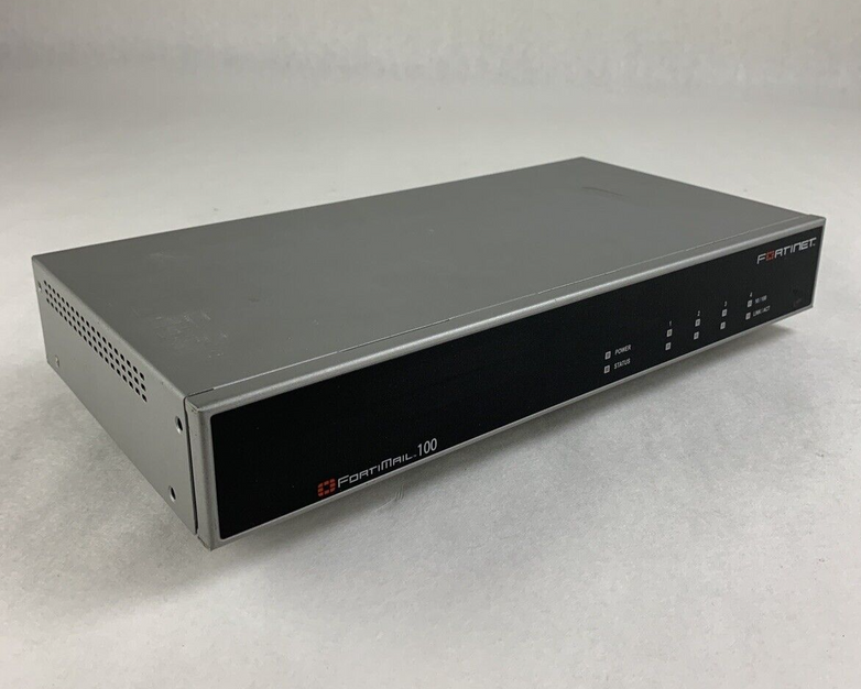 Fortinet FortiMail-100 FML-100 Security Appliance With AC Adapter Tested