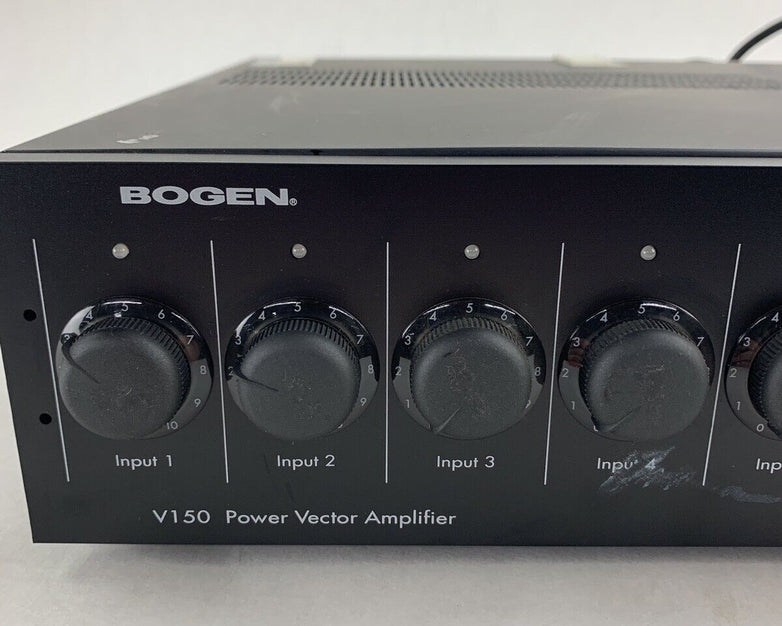Bogen V150 Power Vector Modular Input AMP 150W Power Tested No Input Card