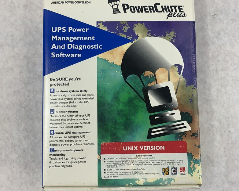 APC PowerChute Plus Windows NT Version P/N: AP9009 New V4.2.3
