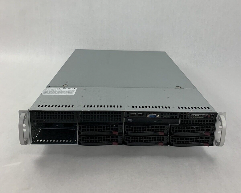 SuperMicro CSE-825-7 2x 12-Core AMD Opteron 6168 1.9 GHz 128 GB RAM No HDD No OS