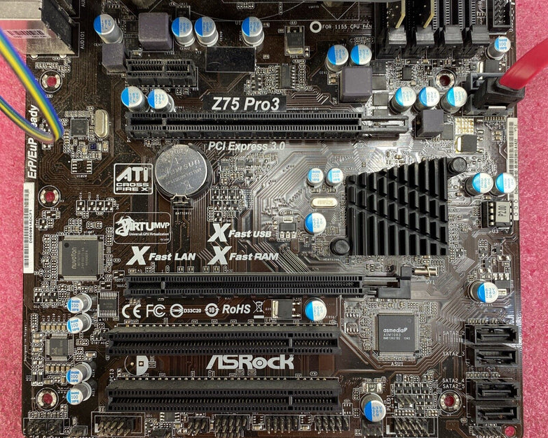 ASRock Z75 Pro3 Motherboard Intel Core i5-3570 3.80GHz 8GB RAM w/Shield