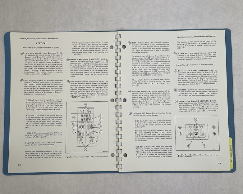 Tektronix 070-3829-00 2445 Oscilloscope Service Manual