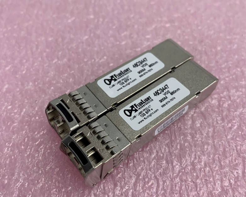 Fluxlight 46C3447 10G SFP+ Transceiver Lot of 2