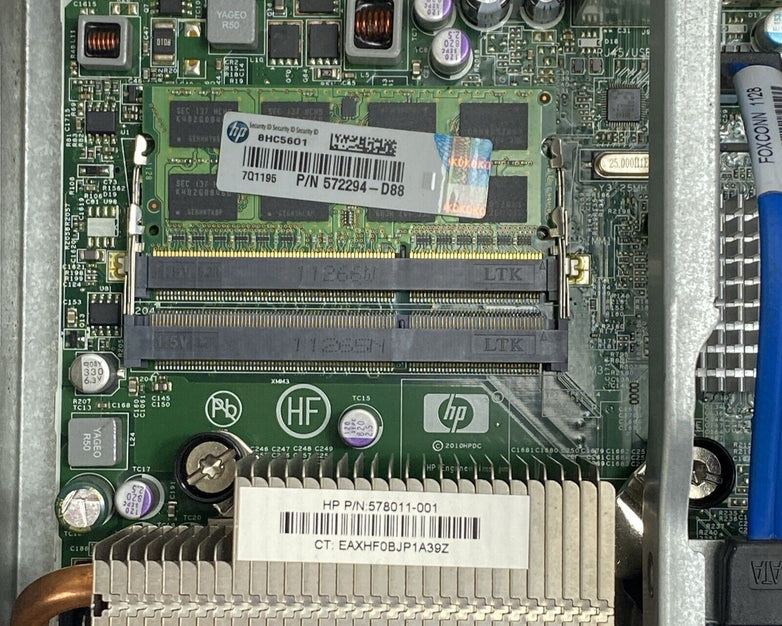 HP Compaq 8200 Elite USFF Intel Core i5-2400S 2.50GHz 8GB RAM No HDD No OS