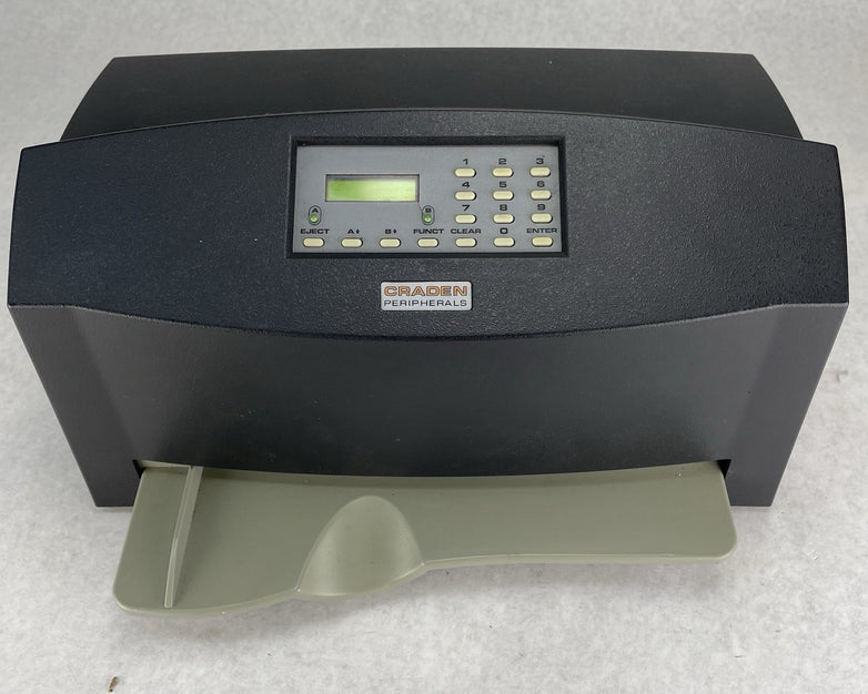 Craden Peripherals DP9 Passbook Transaction Printer No Ribbon Parts or Repair