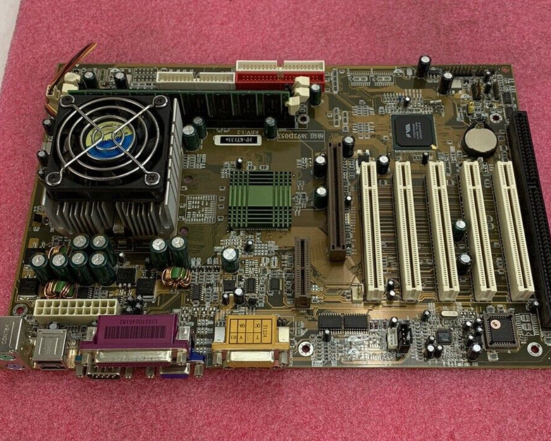 VIA VT 8363-686A Motherboard AMD Duron 800MHz 256MB RAM w/Shield