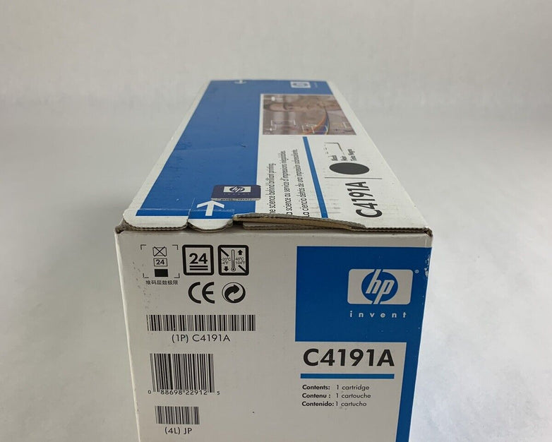 New Sealed OEM HP C4191A Black Laserjet Toner Print Cartridge