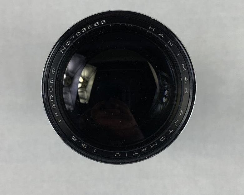 Hanimar Automatic 1:3.5 f=200mm 723566 Camera Lens w/ Case