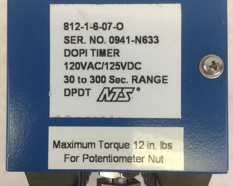 NTS 812-1-6-07-O DOPI Timer