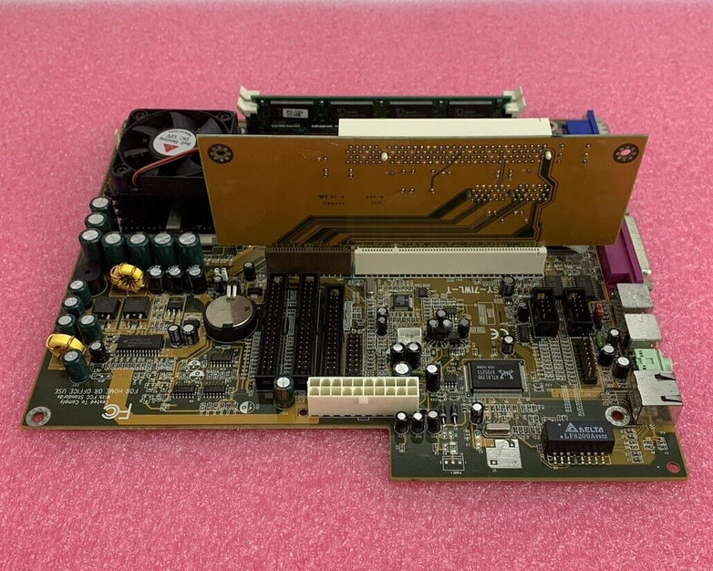 Soyo SY-71WL-T LI-7000 Motherboard Intel Celeron 400MHz 32MB RAM w/ Shield