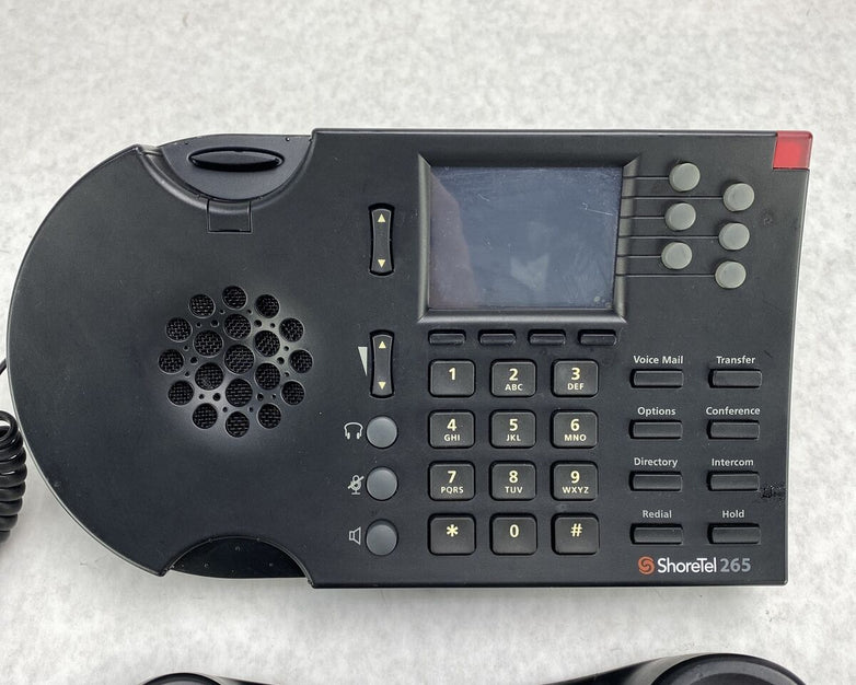 ShoreTel IP 265 Shorephone S36 VoIP Phone 6 Line Display w/ Stand + Handset