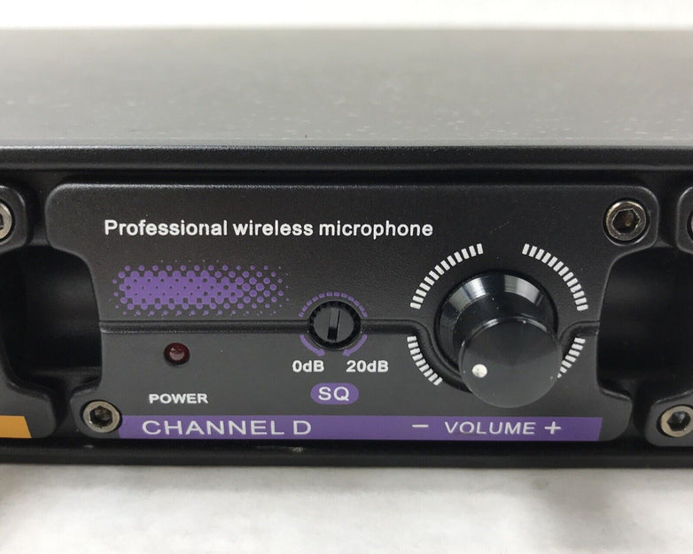 PendoMax PM-WP4M 4 Handheld Wireless Mic Professional Microphone System