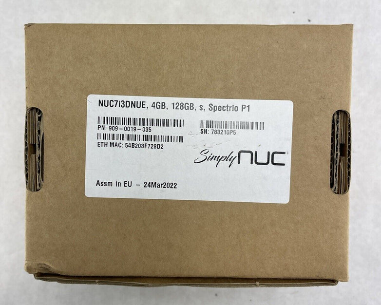 Intel NUC7i3DNUE Micro Intel Core i3-7100u 2.4GHz 4GB RAM No HDD No OS