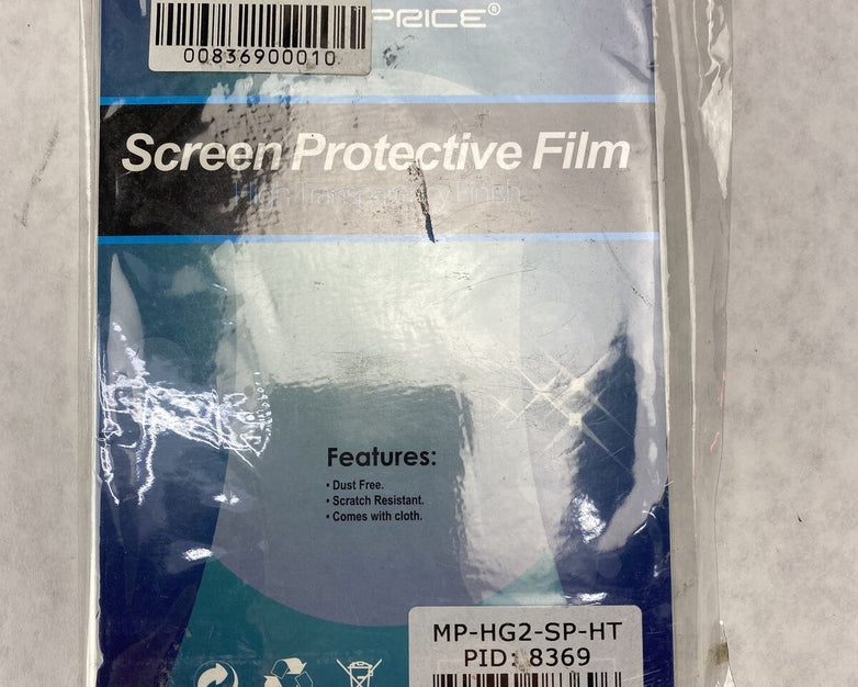 Lot( 10 ) Monoprice 8369 Screen Protective Film for HTC MyTouch 3G