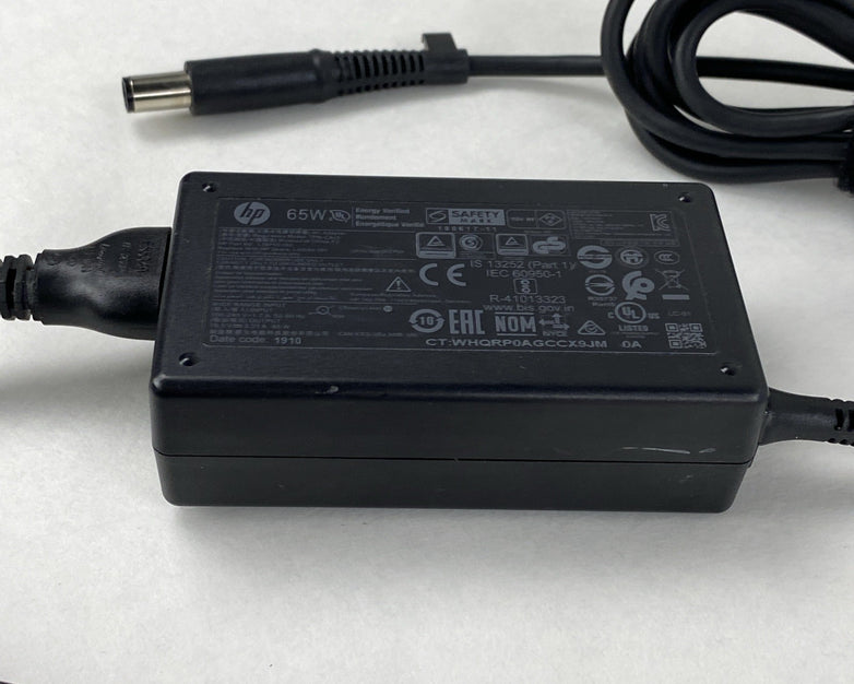 HP TPN-CA16 65W 19.5V 3.33A 7.4mm Laptop AC Adapter w/ Power Cord (Lot of 10)