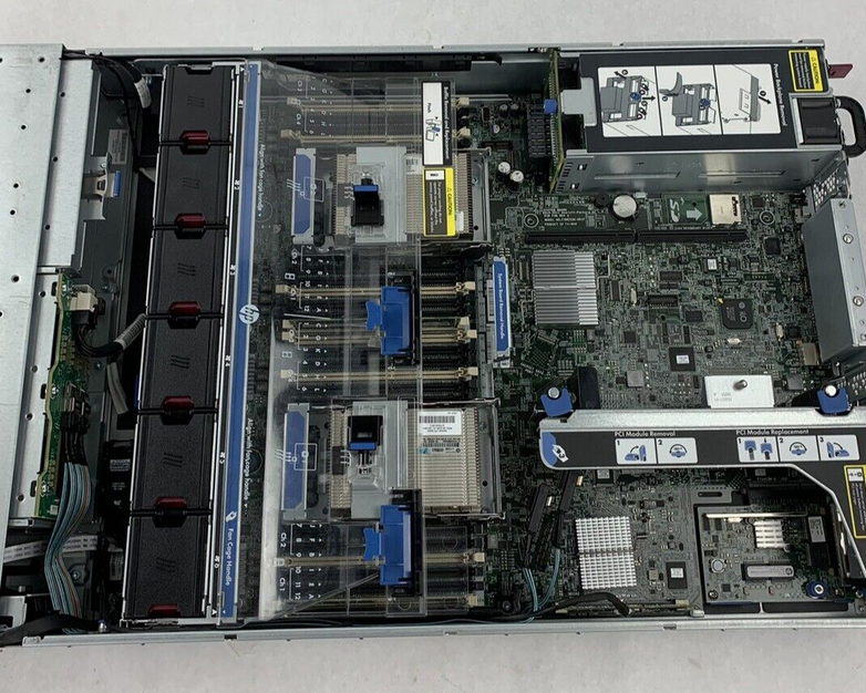 HP ProLiant DL380p Gen 8 2x E5-2609 2.4 GHz 32 GB RAM NO HDD NO OS