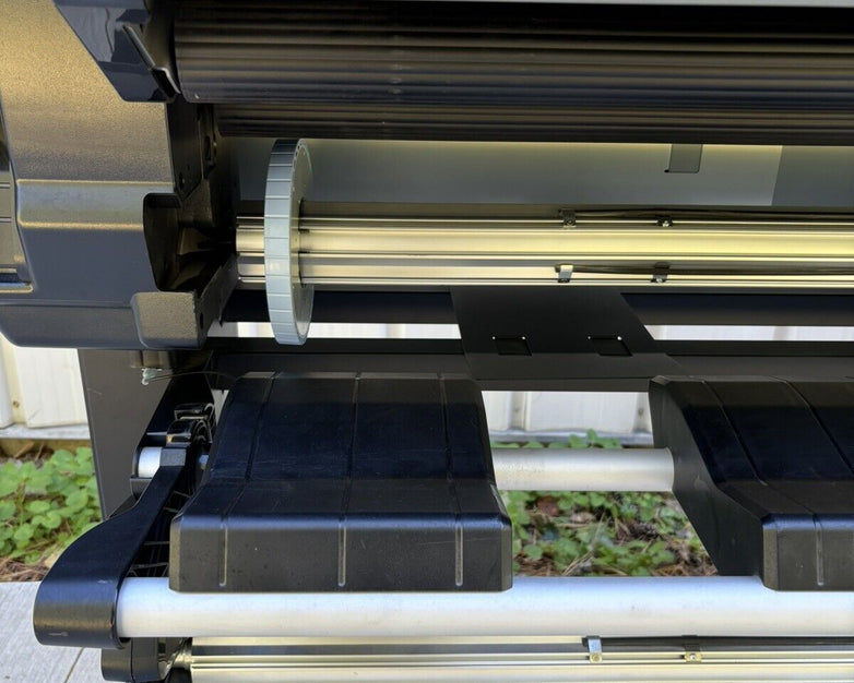 HP CQ869A Designjet L26500 Latex Printer Tested Needs Ink No Hard Drive No OS
