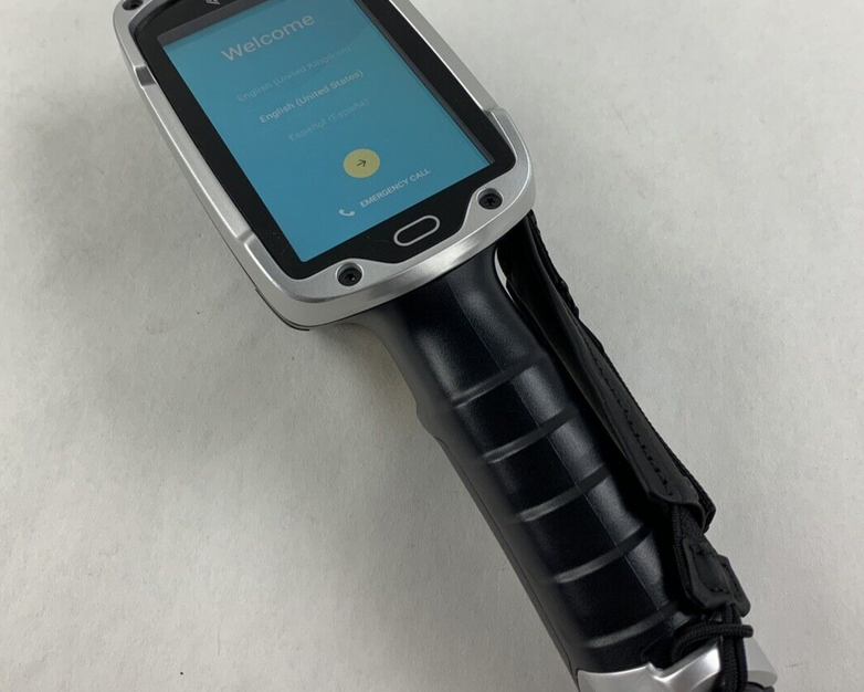 Zebra TC8000 Handheld PC Barcode Scanner Tested w/ Battery, Cradle, Power Supply