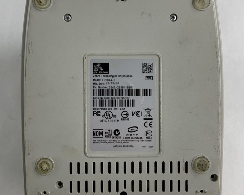 Zebra LP2844-Z Thermal Label Printer Serial Parallel USB Tested No Power Supply