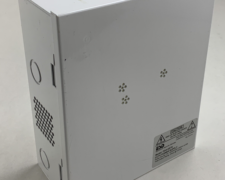 ESD PDA-EST8 CCTV Power Supply Box Untested