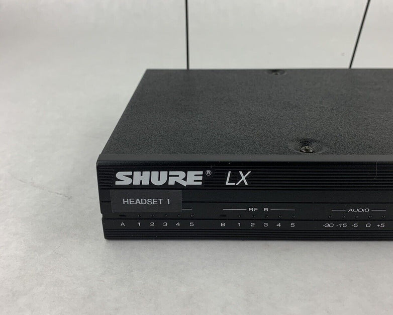 Vintage Shure LX4 Wireless Receiver Only Power Tested 2x Antenna