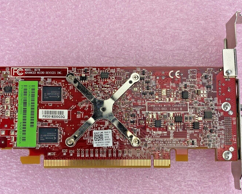 ATI Radeon HD2400XT 256MB PCIe DMS-59 Graphics Card GPU 0FM351 (Lot of 2)