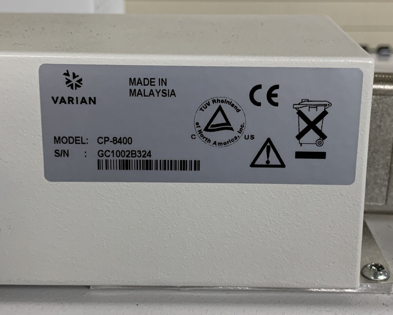Bruker 430-GC Gas Chromatograph w/ Varian CP8400 Autosampler Powers Tested