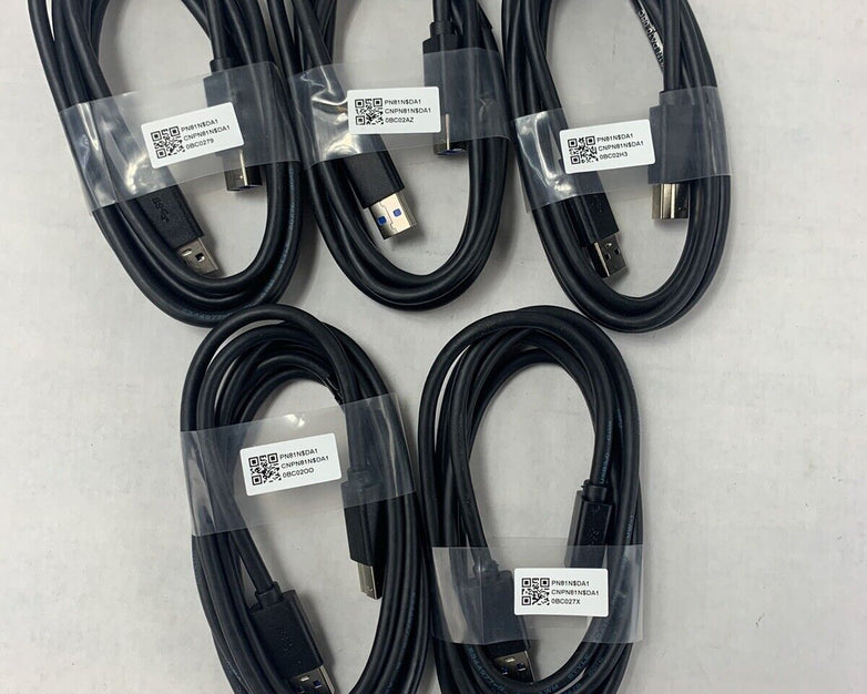 Lot 5 Dell PN81N 6F USB 3.0 Type AB A Male to B Male Cable AB MM Cord