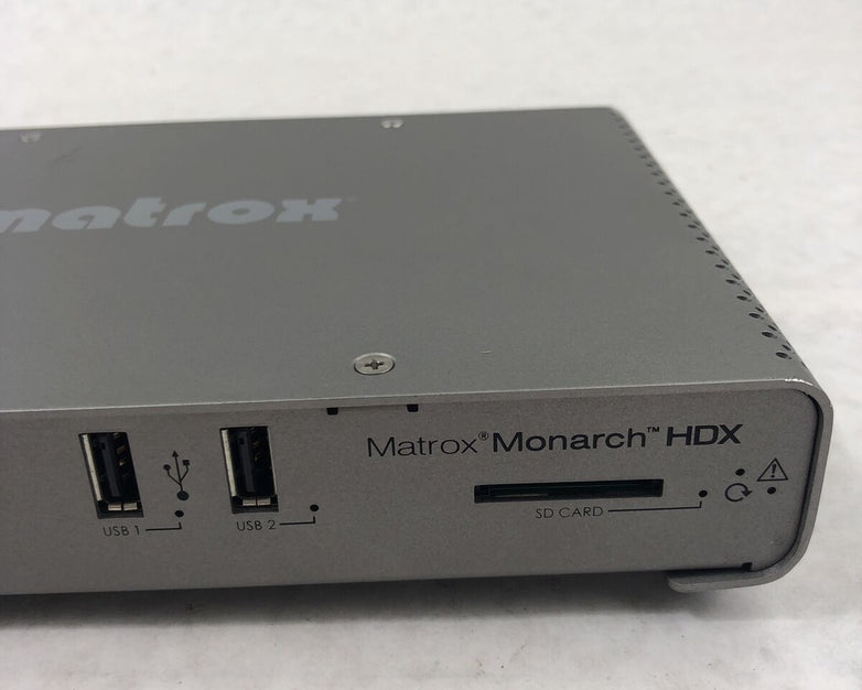 Matrox Monarch HDX MHDX/I Dual-Channel H.264 Video Encoder - No Power Adapter