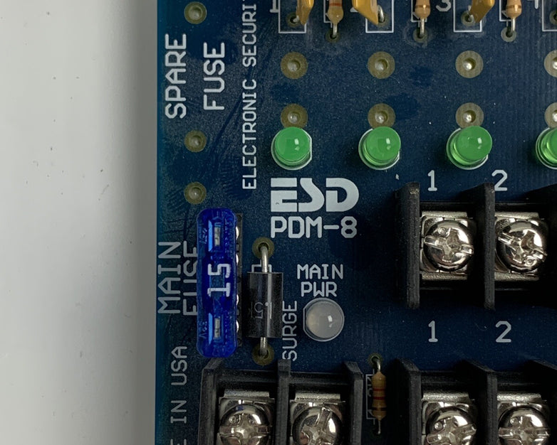 ESD PDA-EST8 CCTV Power Supply Box Untested