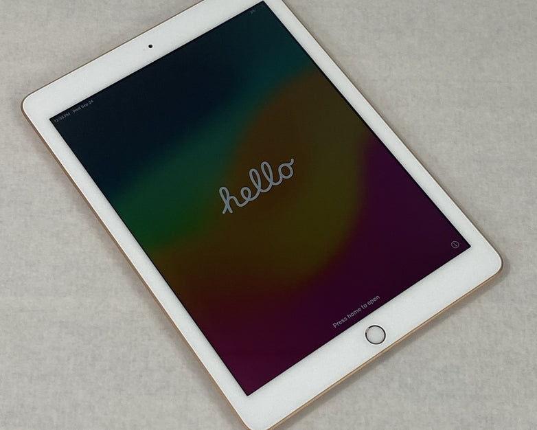 Apple iPad 6th Gen A1893 32GB 9.7" Wi-Fi Gold IOS 17.7.9