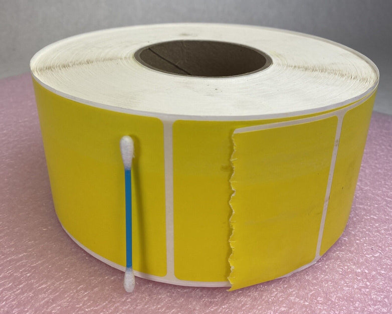 4 rolls x 1190 labels Prime TTR 70P*BTM3050AP*Y 3" x 5" thermal printer Yellow