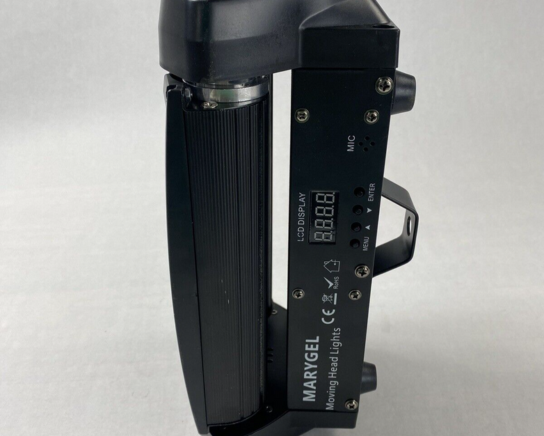 Marygel DJ Moving Head Lights IGB-Y13 8 Lights No Power Cord Power Tested