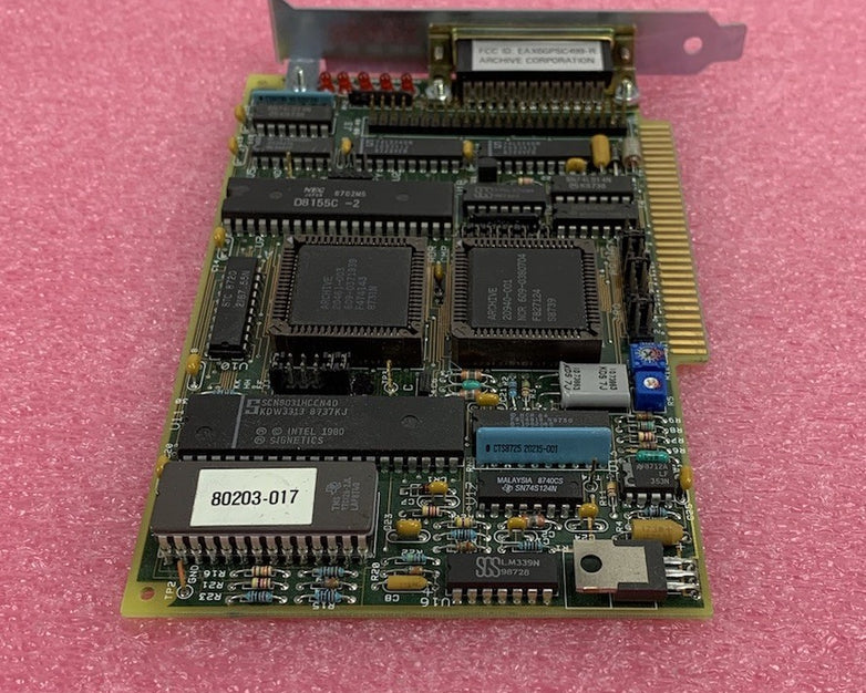 Archive Corporation EAX6GPSC499-R 8-Bit ISA Tape Controller