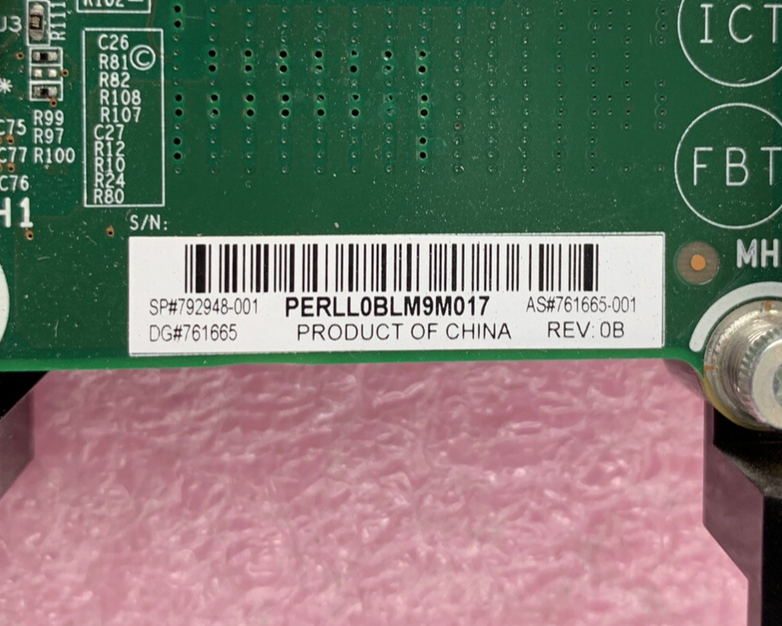 HP 792948-001 HP PCI-Express Pass Thru Module for WS460 G9 Untested