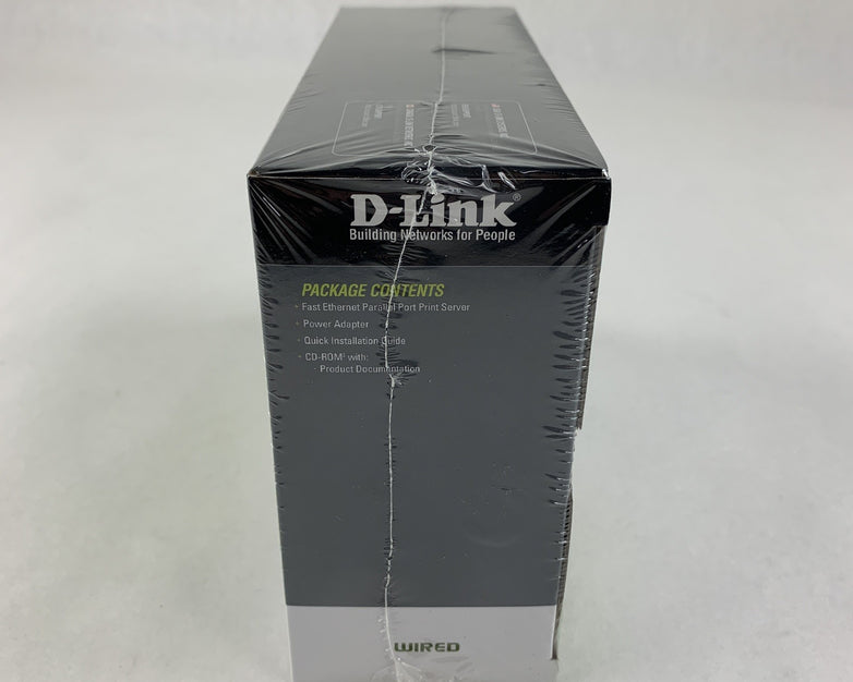 D-Link DP-301P+ Fast Ethernet Parallel 1 Centronics Port Print Server New