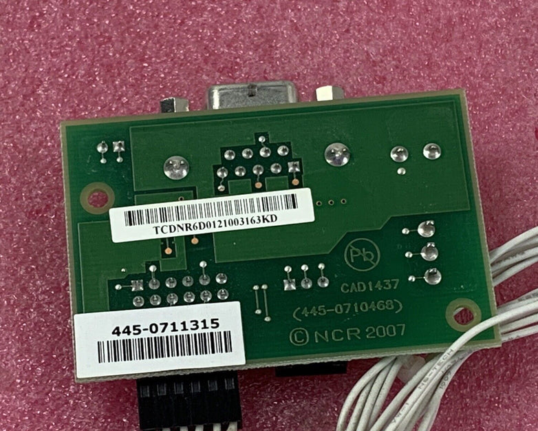 NCR Pirate Board 445-0711315 for ATMs w/Connection Cable