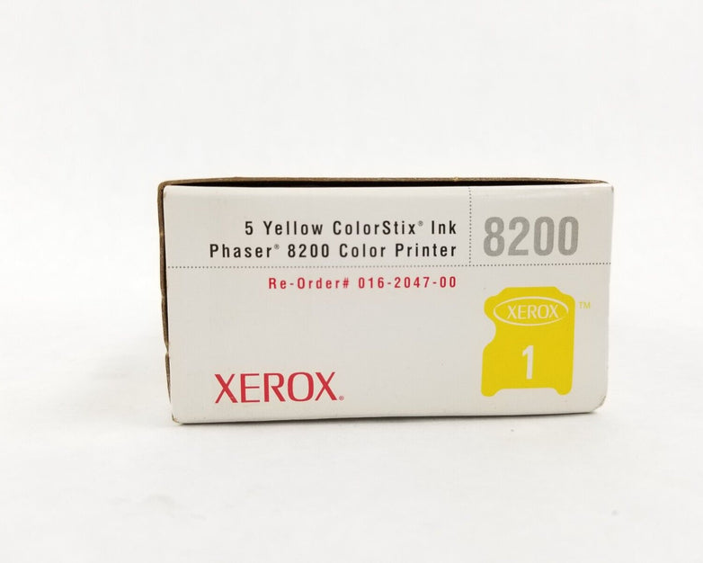 Xerox Phaser 8200 Yellow ColorStix Ink Color Printer 016-2047-00 5pk