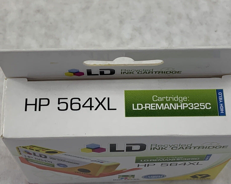 LD Yellow Ink Cartridge for HP 564XL Factory Sealed