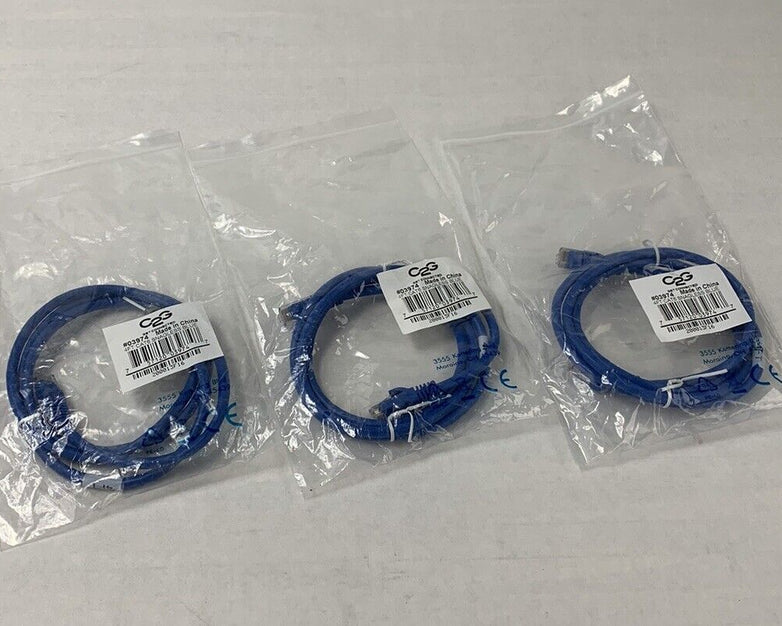 C2G 03974 4ft CAT6 Patch Cable (Lot of 3)