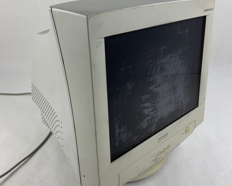 Mitsubishi Diamondtron Diamond Plus 73 CRT VGA Computer Monitor Retro Gaming