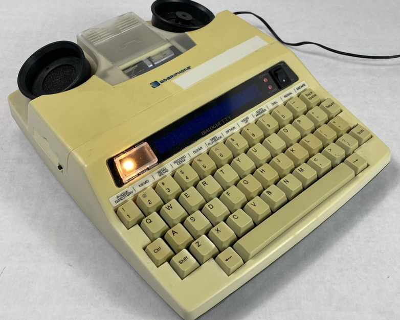 Ameriphone Dialogue TTY III Hearing Impaired Text Printer w/ AC Adapter