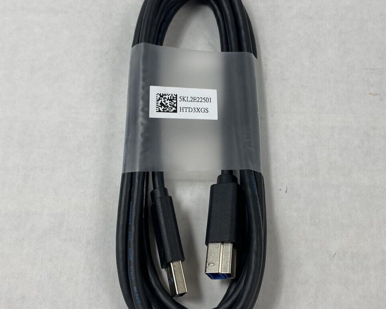 Lot of 7 Dell 5KL2E22501 USB 3.0 Type A to Type B Cable 6 Feet Cord