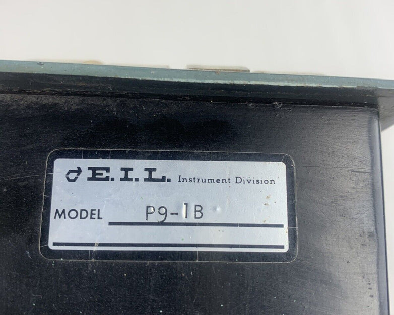 EIL Instrument Division P9-1B Channel Analog Meter