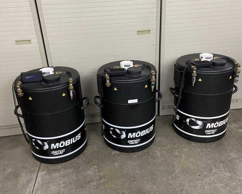 Morbius Ortec HPGe Detector Liquid Nitrogen LN2 - Parts or Repair - Lot of 3