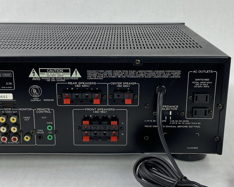 TEAC AG-V3020 Stereo Receiver No Remote