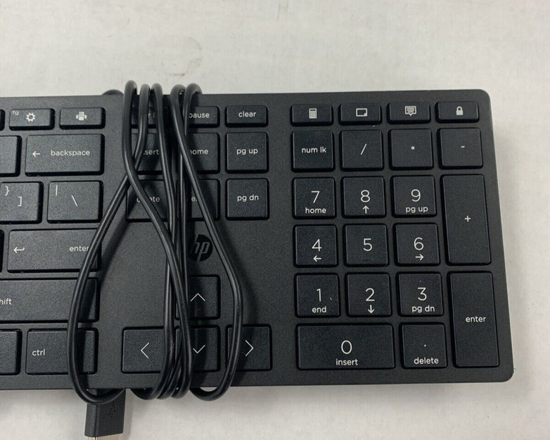 Lot of 5 HP L96909-001 Wired Desktop 320K USB Keyboard