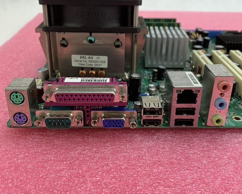 DFI G7V600-B Motherboard Intel Pentium 4 3.4GHz 1GB RAM w/Shield